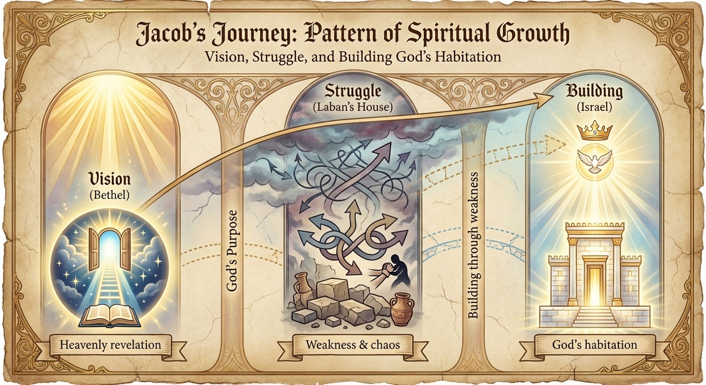 Jacob’s Journey: Pattern of Spiritual Growth
