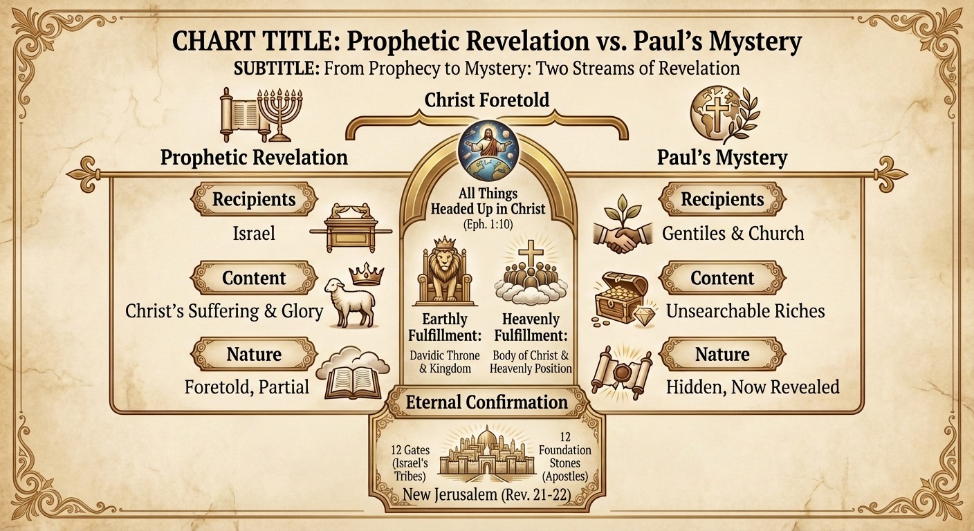 Prophetic Revelation vs. Paul's Mystery