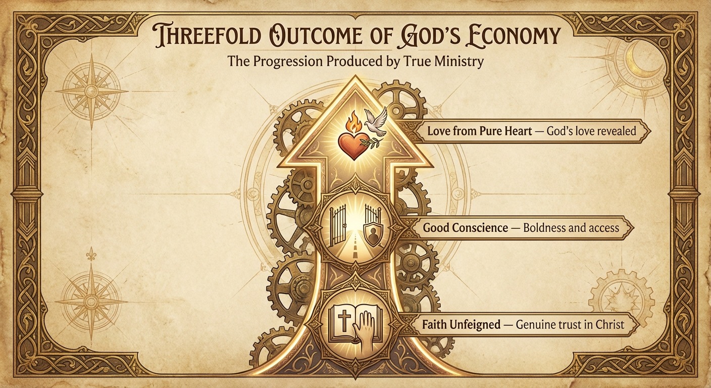 Threefold Outcome of God's Economy