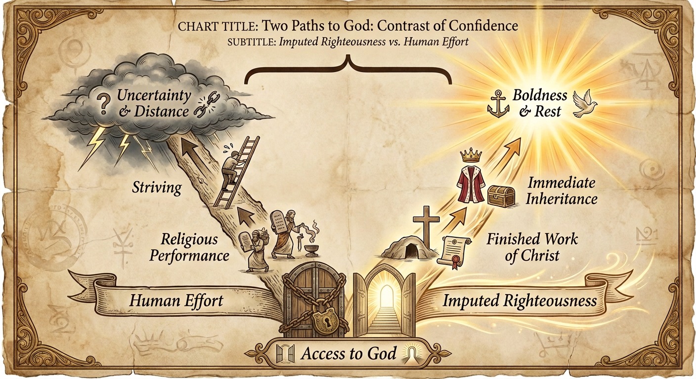 Two Paths to God: Contrast of Confidence
