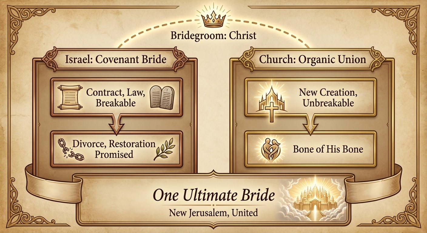 Israel’s Covenant Bride vs. Church’s Organic Union