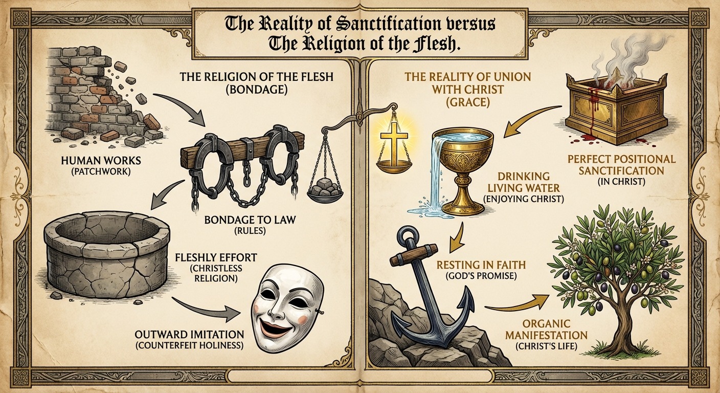 Sanctification by Faith vs. Religion of the Flesh