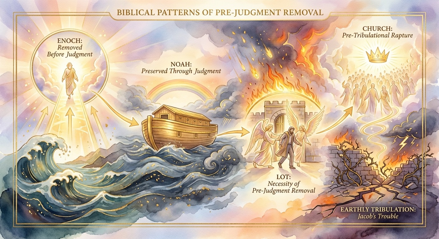 Biblical Types of Pre-Judgment Removal