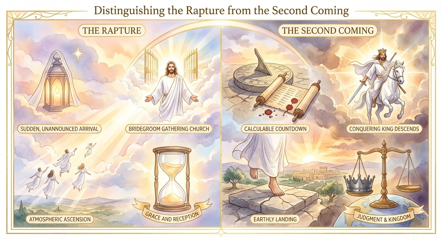 Rapture vs. Second Coming